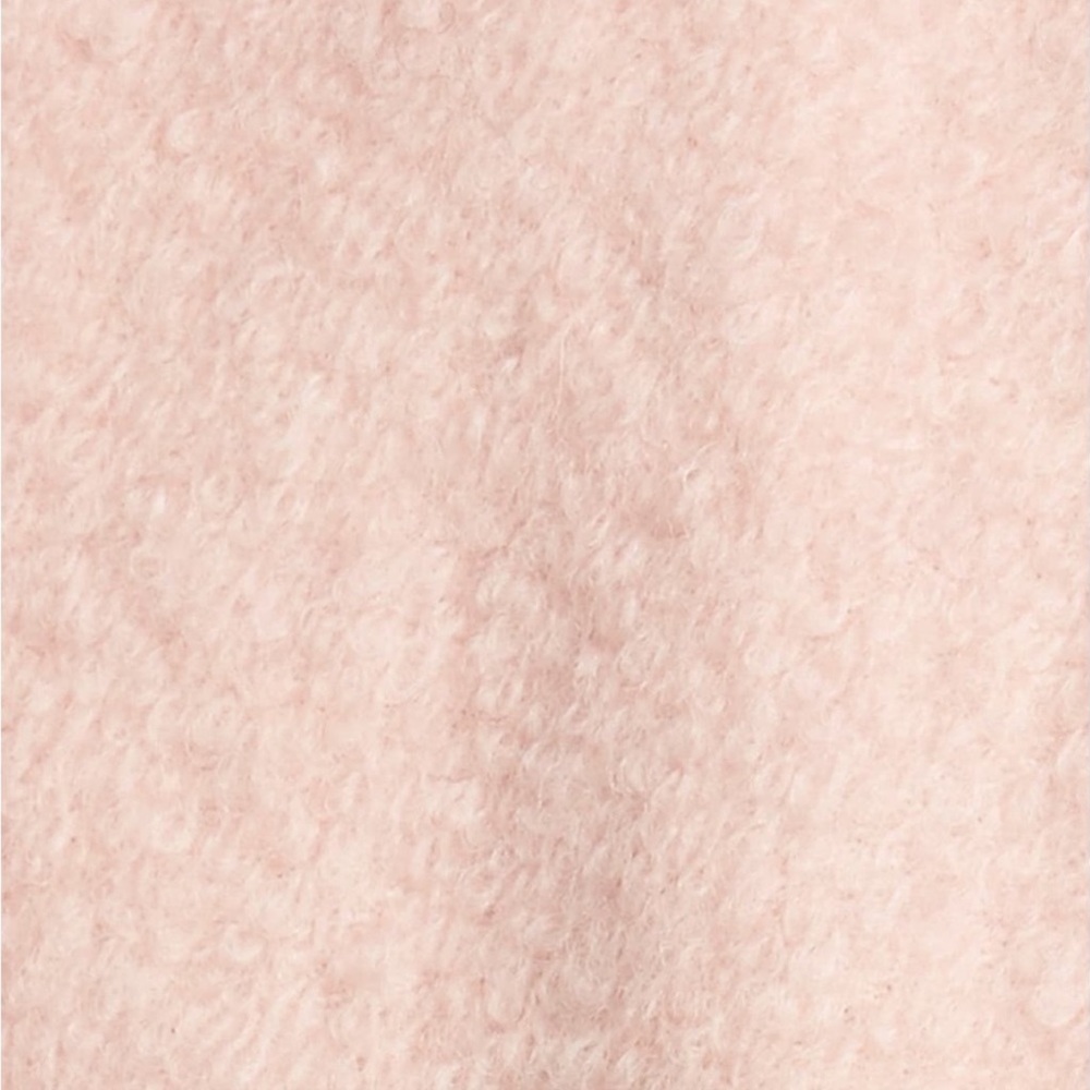 Guess Pink Boucle Double Breasted Wool Peacoat Cutaway Winter Dress Coat Medium - Picture 4 of 15